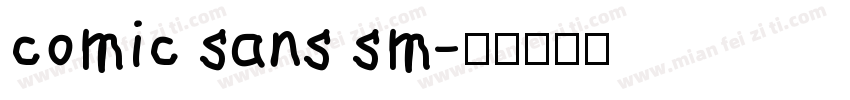 comic sans sm字体转换